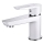 Cersanit S951-047 - Waschbeckenarmatur MILLE 13,4 cm weiß + Ablauf