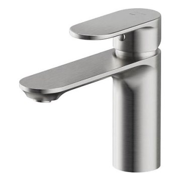 Cersanit S951-334 - Waschbeckenarmatur CREA 14,3 cm Nickel