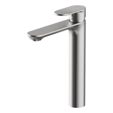 Cersanit S951-335 - Waschbeckenarmatur CREA 27,4 cm Nickel