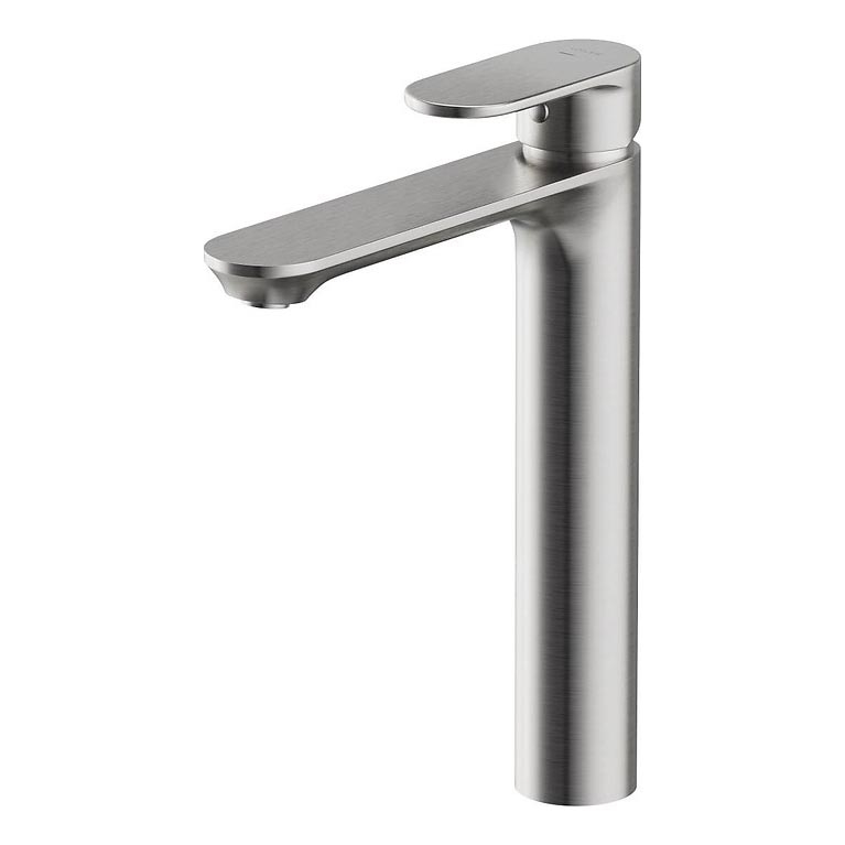 Cersanit S951-335 - Waschbeckenarmatur CREA 27,4 cm Nickel