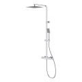 Cersanit S951-341 - Duschset mit thermostatischem Mischbatterie CITY glänzender Chrom