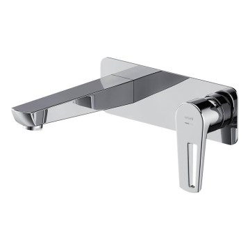 Cersanit S951-357 - Badarmatur für Unterputzinstallation MILLE glänzendes Chrom + Ablauf