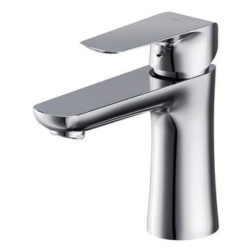 Cersanit S951-359 - Waschbeckenarmatur CITY 15 cm glänzendes Chrom