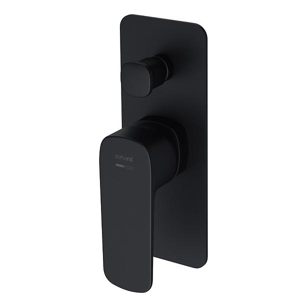 Cersanit S951-373 - Duscharmatur für Unterputzinstallation LARGA schwarz
