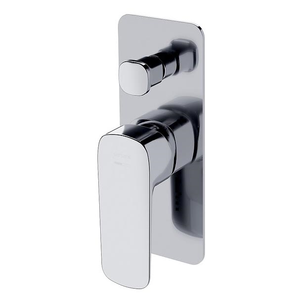 Cersanit S951-374 - Duscharmatur für Unterputzinstallation LARGA glänzendes Chrom