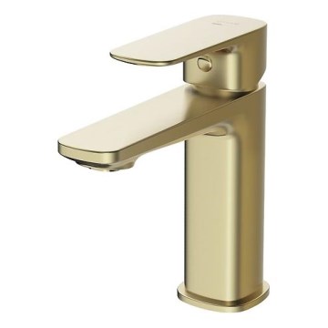 Cersanit S951-389 - Waschbeckenarmatur LARGA 16,3 cm golden