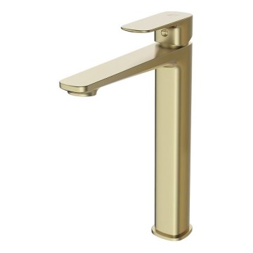Cersanit S951-393 - Waschbeckenarmatur LARGA 29,5 cm golden