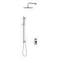 Cersanit S952-008 - Duschset mit Unterputzarmatur CREA glänzender Chrom