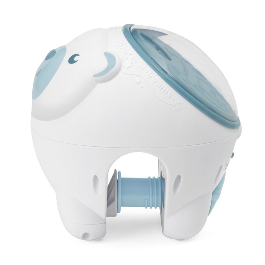 Chicco - Kinderprojektor 2in1 POLAR BEAR 3xAA blau