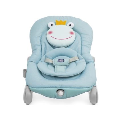 Chicco - Baby-Vibrationsliege mit Melodie BALLOON Froggy blau