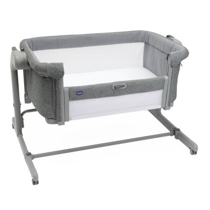 Chicco - Babybett 2-in-1 2v1 NEXT2ME MAGIC EVO dunkelgrau