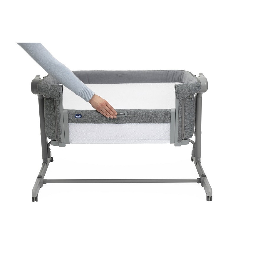 Chicco - Babybett 2in1 NEXT2ME MAGIC EVO Dunkelgrau