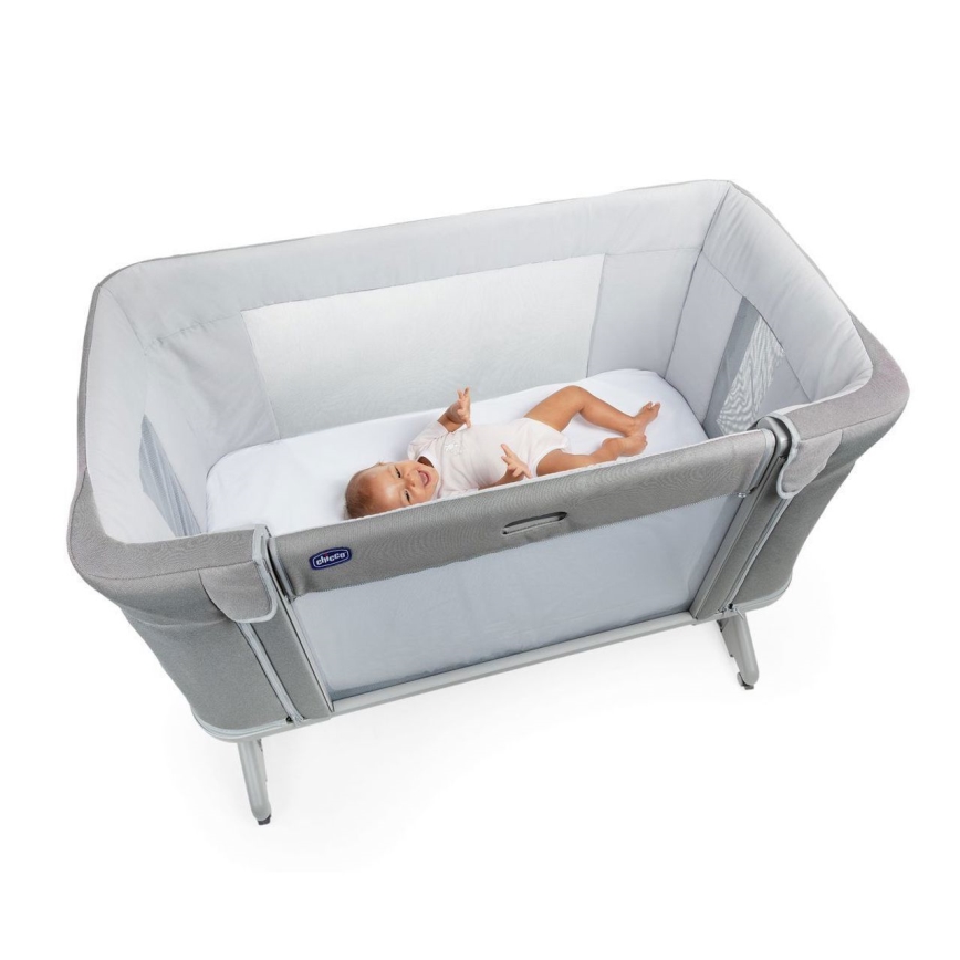 Chicco - Babybett 3in1 3v1 NEXT2ME FOREVER dunkelgrau