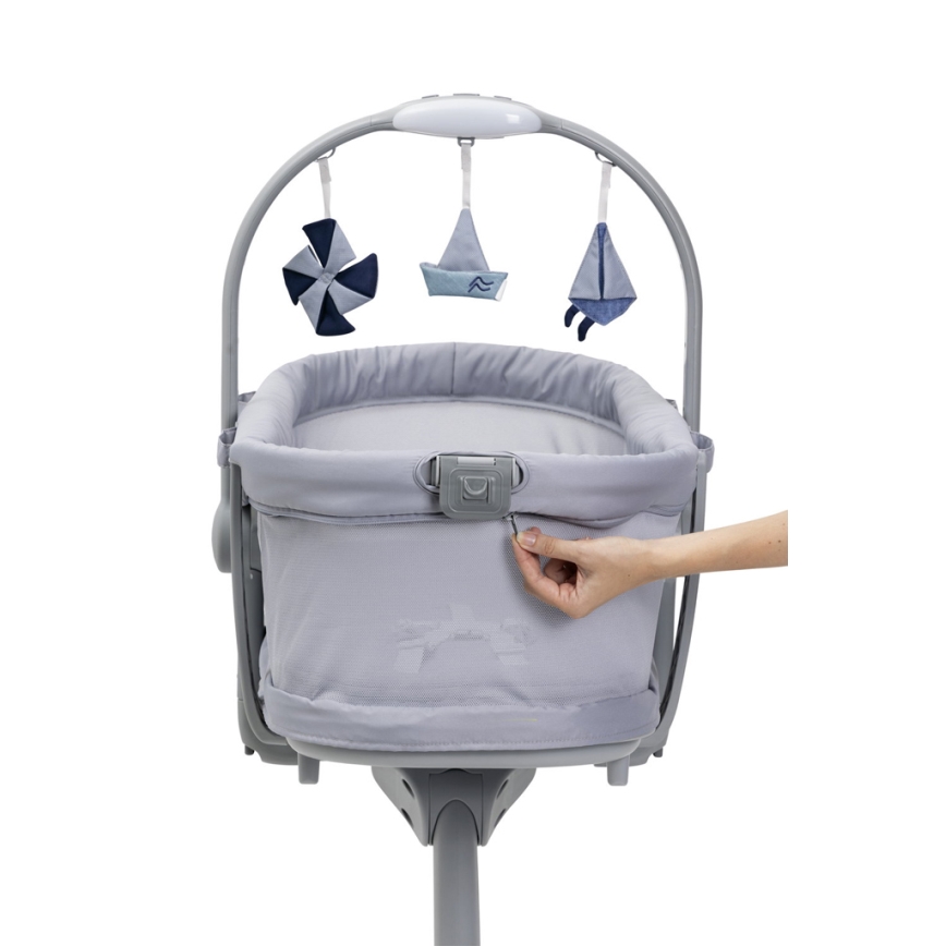 Chicco - Babybett 5in1 BABY HUG PRO grau