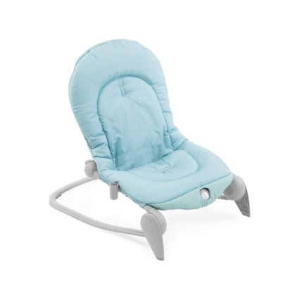 Chicco - Babyliege mit Vibrationsfunktion und Melodie BALLOON Froggy 2xAA + 1xLR20 blau