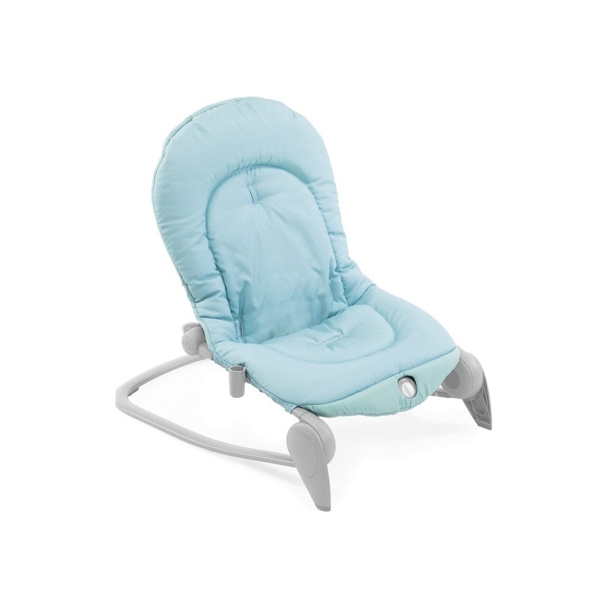 Chicco - Babyliege mit Vibrationsfunktion und Melodie BALLOON Froggy 2xAA + 1xLR20 blau