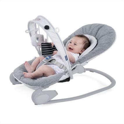 Chicco – Babywippe HOOPLA grau/weiß