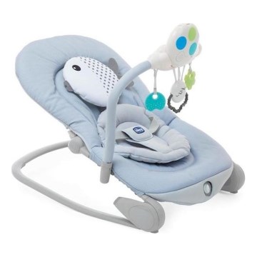 Chicco - Babywippe mit Vibration und Melodie BALLOON Dots blau
