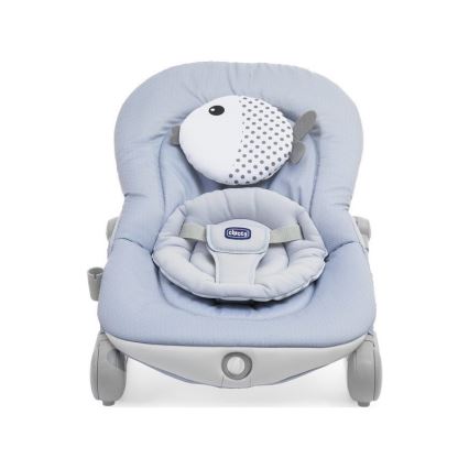 Chicco - Babywippe mit Vibrationsfunktion und Melodie BALLOON Dots 2xAA + 1xLR20 blau