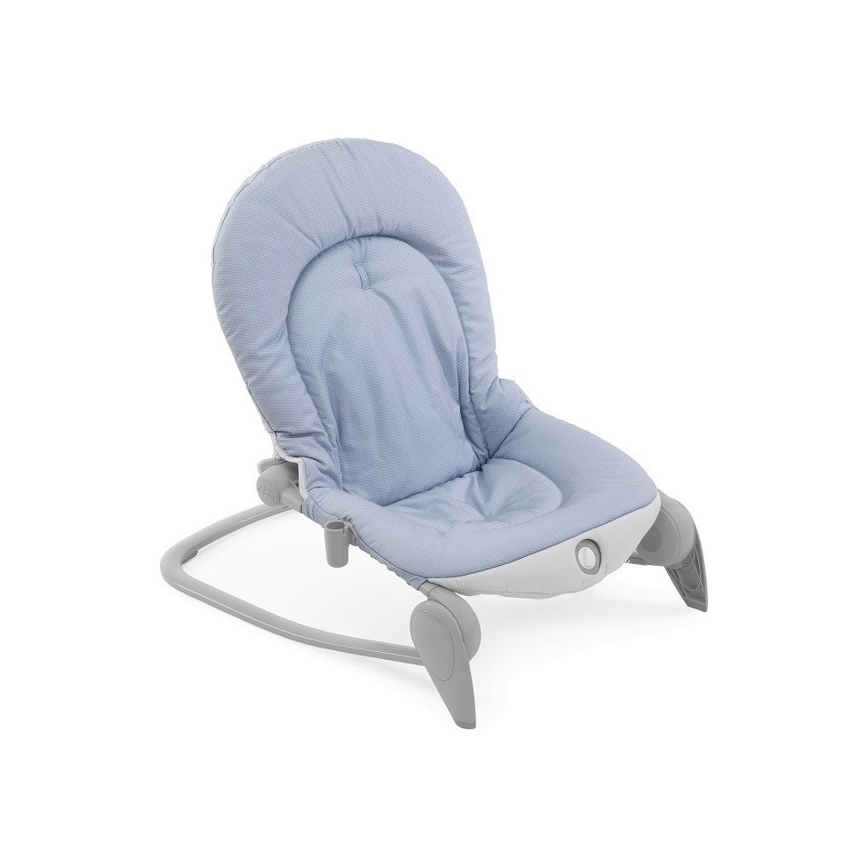 Chicco - Babywippe mit Vibrationsfunktion und Melodie BALLOON Dots 2xAA + 1xLR20 blau