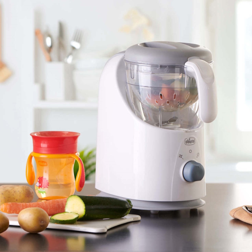Chicco - Dampfgarer und Mixer 4in1 EASY MEAL