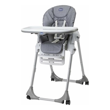 Chicco - Esstischstuhl für Kinder Polly Easy grau