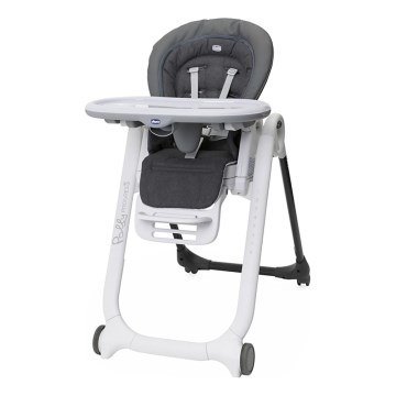 Chicco - Esstischstuhl für Kinder Polly Magic Relax grau
