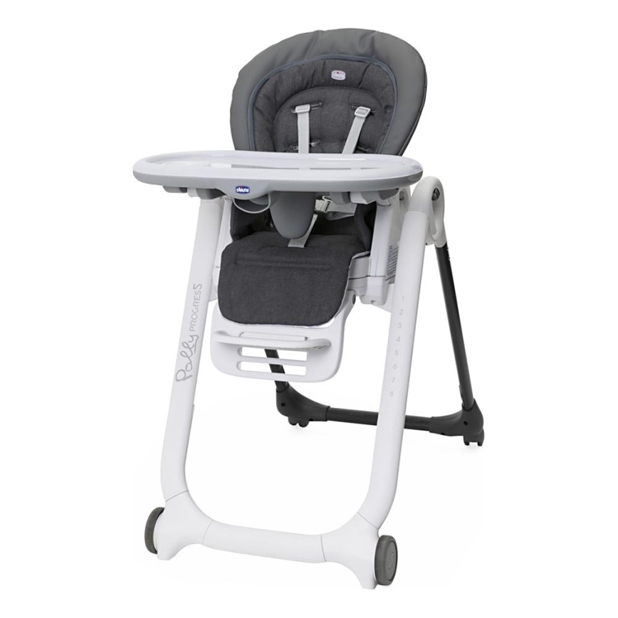 Chicco - Esstischstuhl für Kinder Polly Magic Relax grau