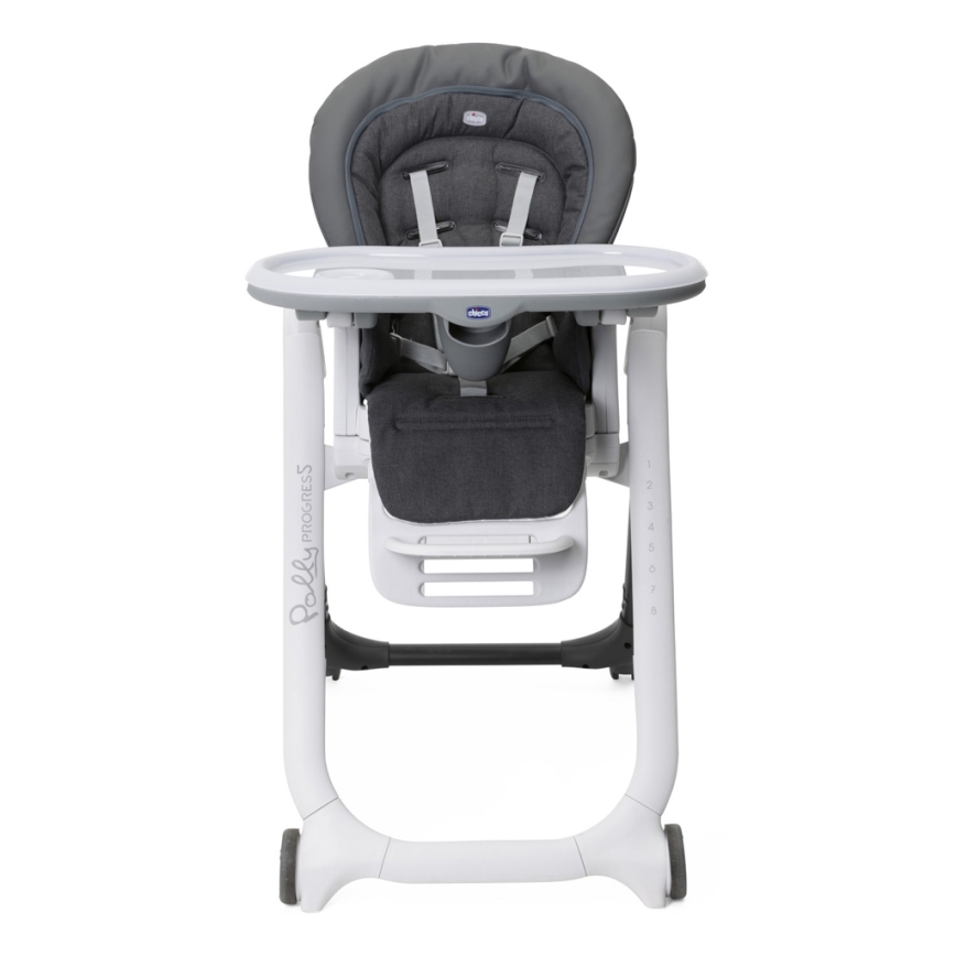 Chicco - Esstischstuhl für Kinder Polly Magic Relax grau