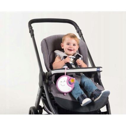 Chicco - Kinderbett Mobile mit Melodie 3in1 NEXT2DREAMS 3xAA rosa