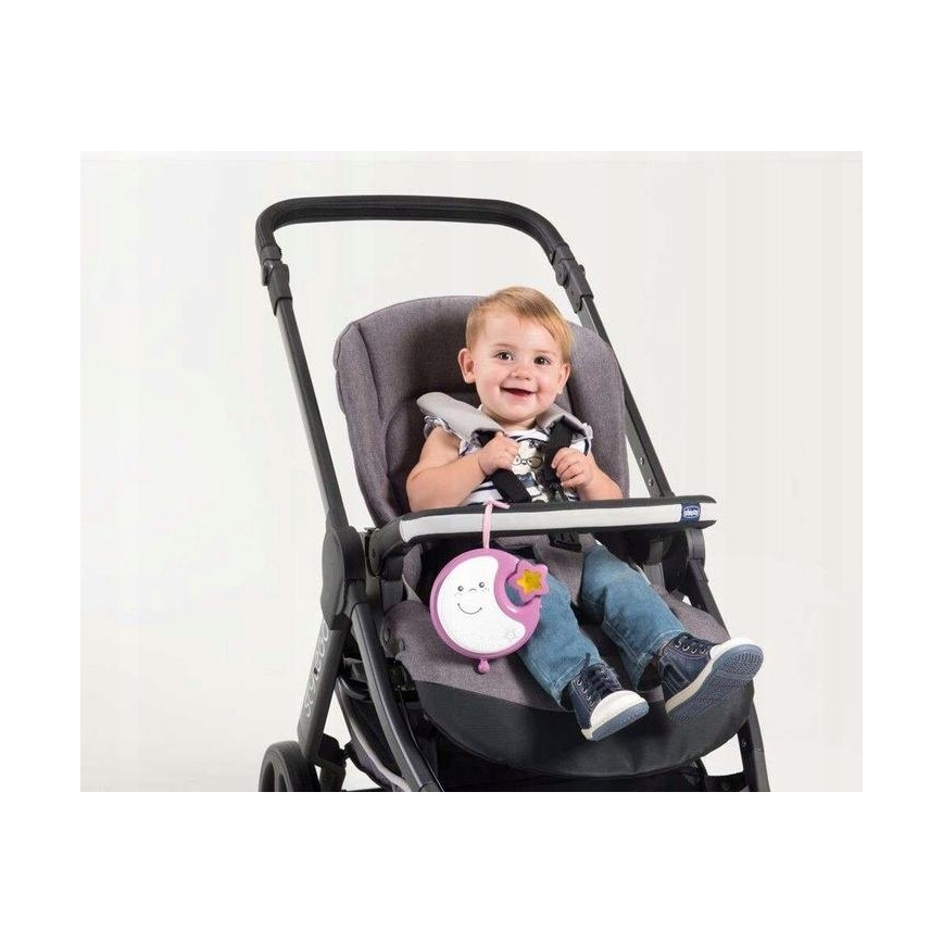 Chicco - Kinderbett Mobile mit Melodie 3in1 NEXT2DREAMS 3xAA rosa