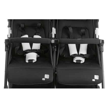 Chicco - Kinderwagen für Zwillinge OHLALA TWIN Black Nacht schwarz