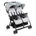 Chicco - Kinderwagen für Zwillinge OHLALA TWIN Silver Katze silbern