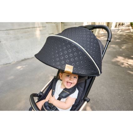 Chicco - Kinderwagen GOODY XPLUS Black Re_Lux Eco+ + Rutschauto ALL AROUND
