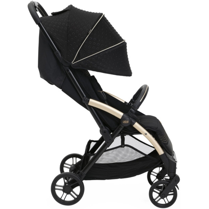 Chicco - Kinderwagen GOODY XPLUS Black Re_Lux Eco+ + Rutschauto ALL AROUND