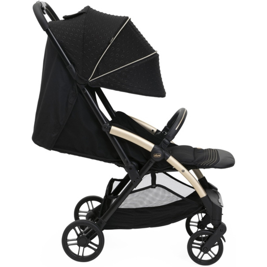 Chicco - Kinderwagen GOODY XPLUS Black Re_Lux Eco+ + Rutschauto ALL AROUND