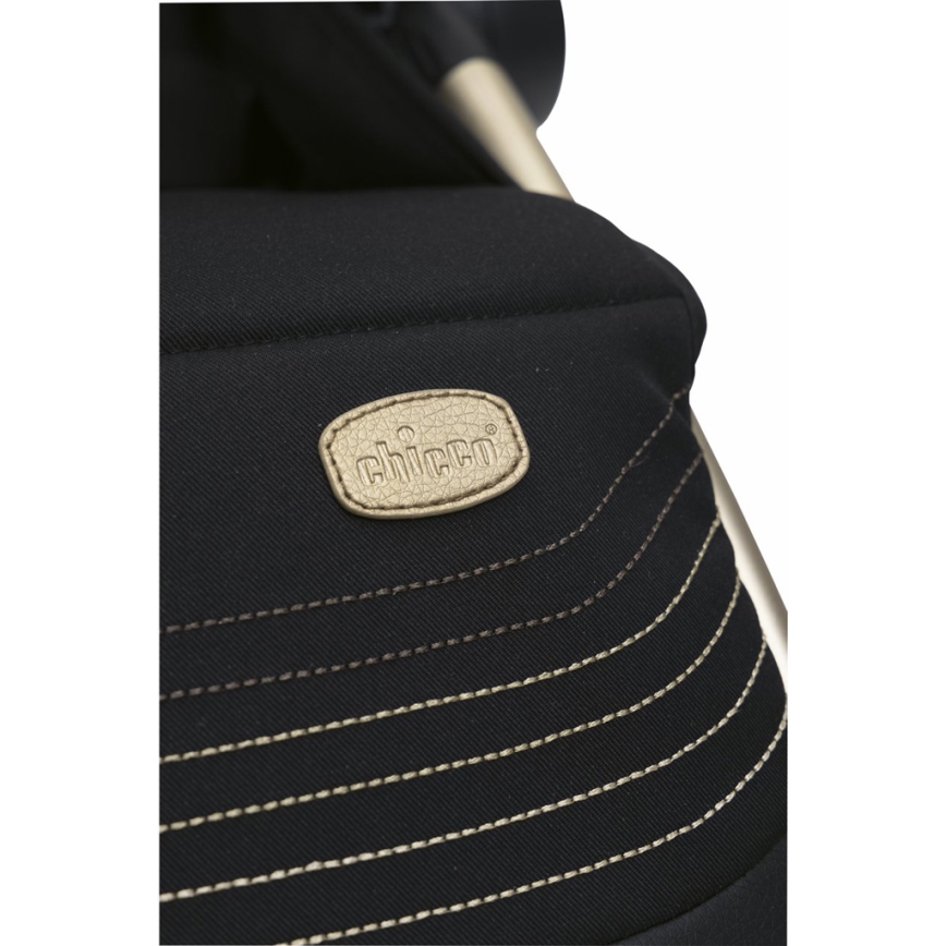 Chicco - Kinderwagen GOODY XPLUS Black Re_Lux Eco+ + Rutschauto ALL AROUND