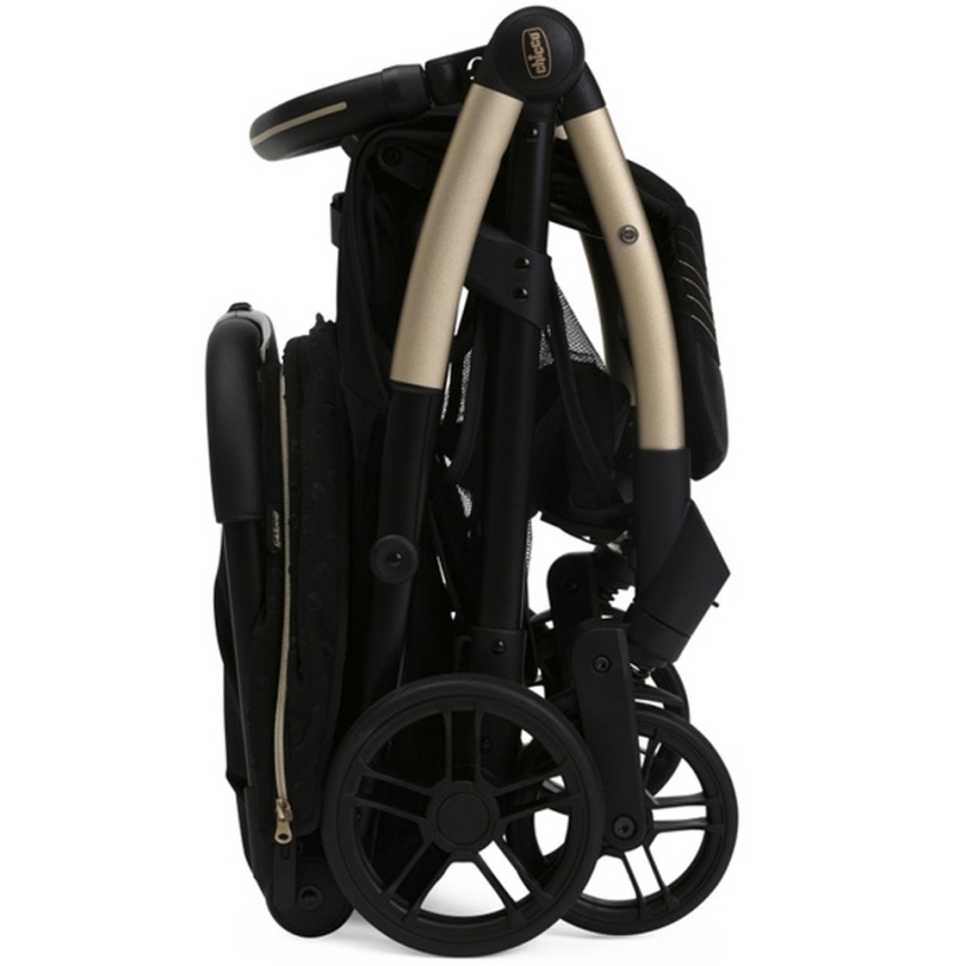 Chicco - Kinderwagen GOODY XPLUS Black Re_Lux Eco+ + Rutschauto ALL AROUND