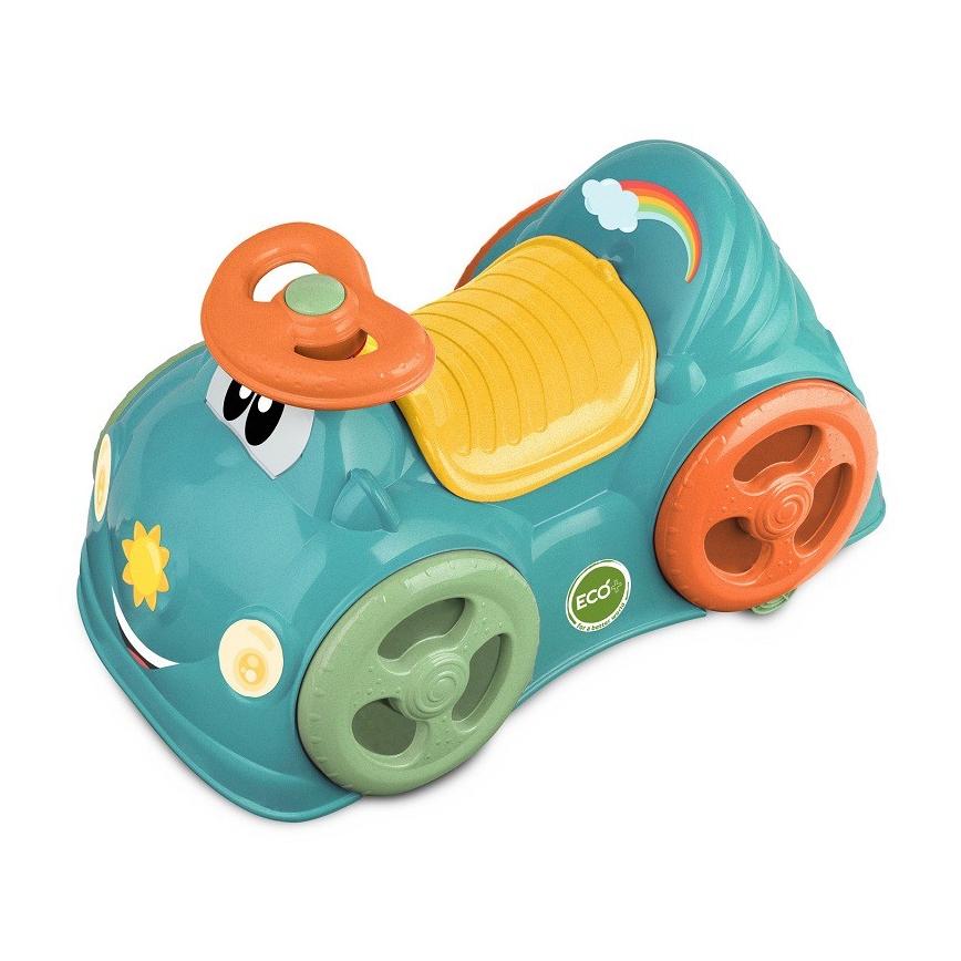 Chicco - Kinderwagen GOODY XPLUS Black Re_Lux Eco+ + Rutschauto ALL AROUND