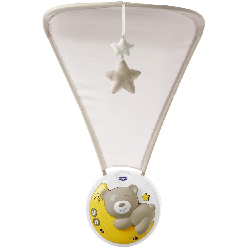 Chicco - Krippenprojektor mit Melodie 3in1 NEXT2MOON grau
