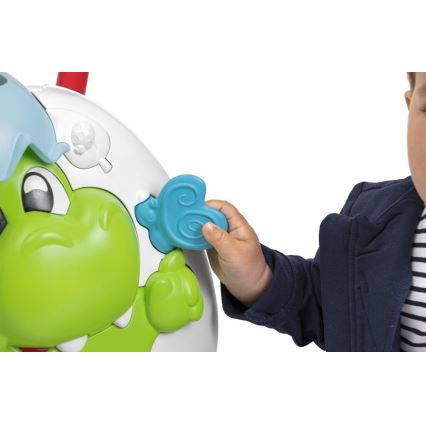 Chicco - Lauflernhilfe mit Aktivitäten und Tönen 2in1 DINO 2xAA