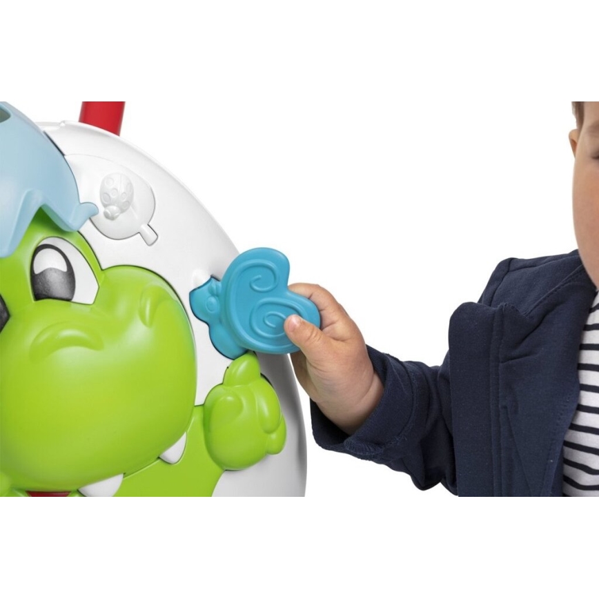 Chicco - Lauflernhilfe mit Aktivitäten und Tönen 2in1 DINO 2xAA
