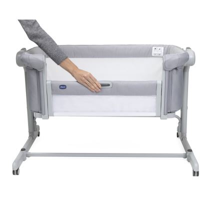 Chicco - Babybett 2in1 NEXT2ME MAGIC EVO Hellgrau