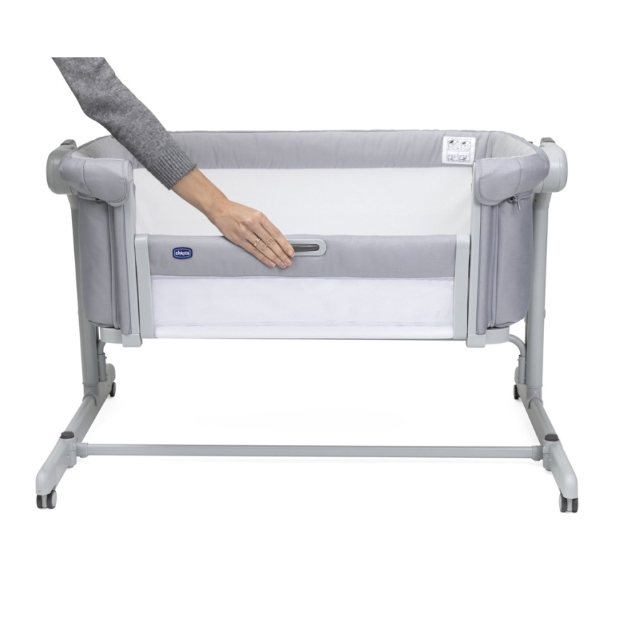 Chicco - Babybett 2in1 NEXT2ME MAGIC EVO Hellgrau