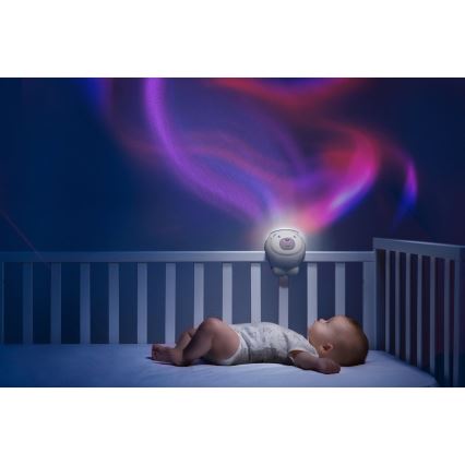 Chicco - Projektor für Kinder 2-in-1 POLAR BEAR rosa