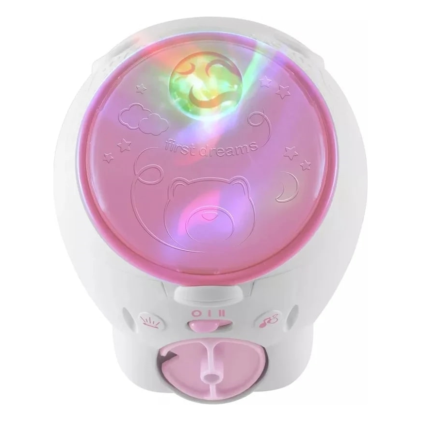 Chicco - Projektor für Kinder 2-in-1 POLAR BEAR rosa