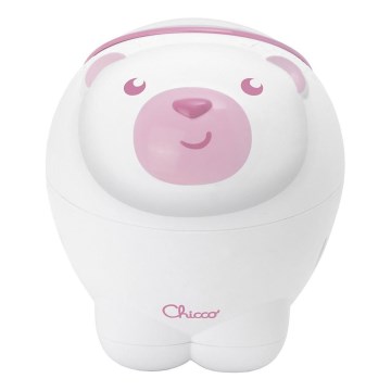 Chicco - Projektor für Kinder 2in1 POLAR BEAR 3xAA rosa