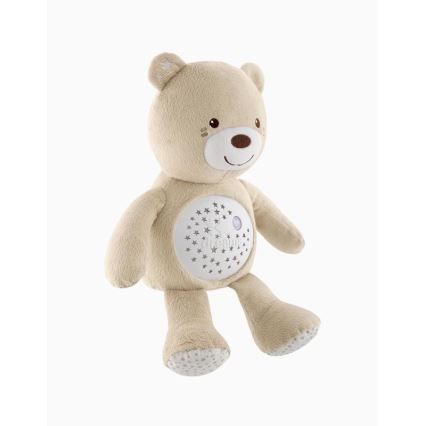 Chicco - Projektor mit Melodie BABY BEAR 3xAAA beige