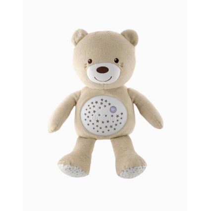 Chicco - Projektor mit Melodie BABY BEAR 3xAAA beige