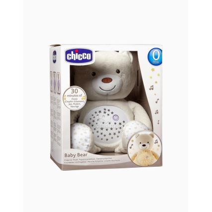 Chicco - Projektor mit Melodie BABY BEAR 3xAAA beige